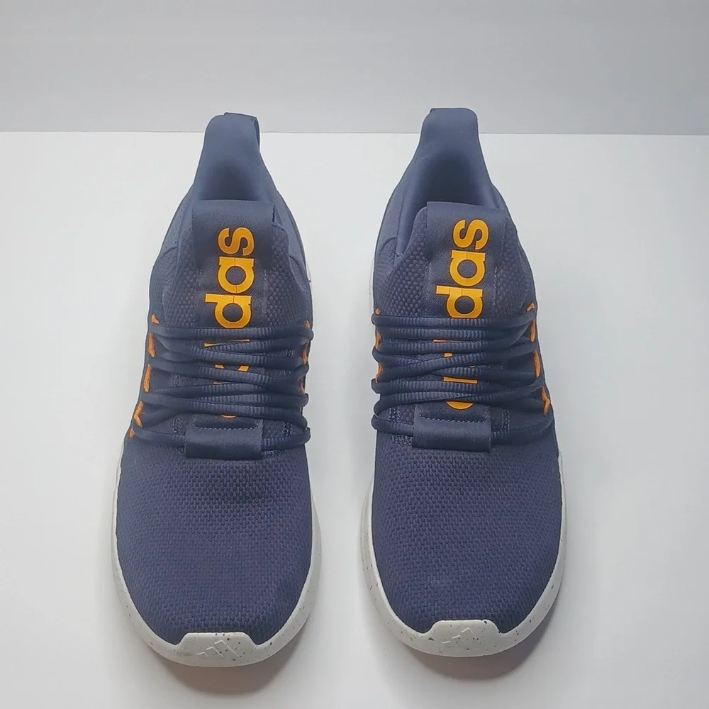 ADIDAS men's lite racer adapt 7.0 sneaker in ink/shadow navy/crew‎ orange